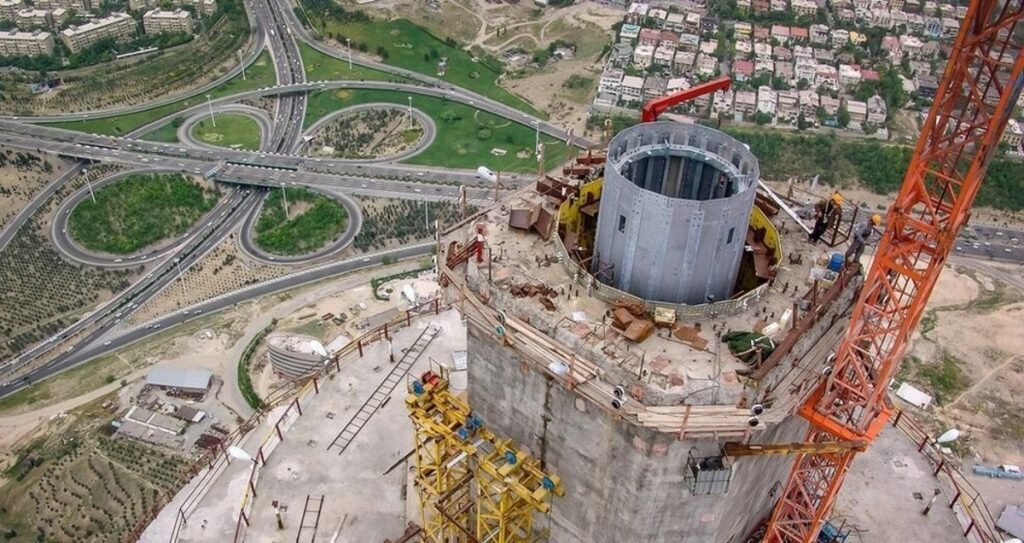 برج های در حال ساخت تهران